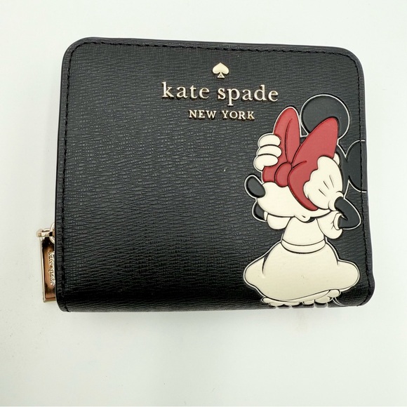 kate spade Handbags - Kate Spade X Disney Minnie Mouse Compact Wallet in EUC
